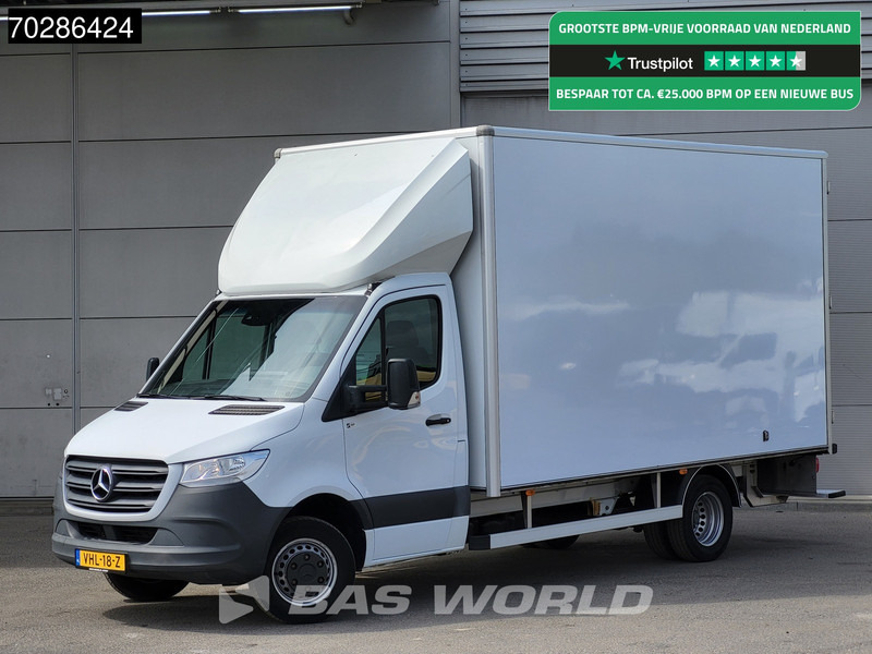Mercedes-Benz Sprinter 514 CDI Automaat Bakwagen Dubbellucht Achterdeuren Navi Airco Cruise Carplay MBUX Euro6 Meubelbak Koffer 23m3 Airco Cruise contr - شاحنة مغلقة الصندوق: صورة 1 Mercedes-Benz Sprinter 514 CDI Automaat Bakwagen Dubbellucht Achterdeuren Navi Airco Cruise Carplay MBUX Euro6 Meubelbak Koffer 23m3 Airco Cruise contr - شاحنة مغلقة الصندوق: صورة 1