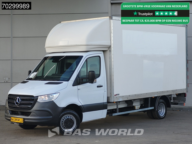 شاحنة مغلقة الصندوق Mercedes-Benz Sprinter 514 CDI Laadkep Zijdeur Dubbelucht Bakwagen Airco Cruise D'Hollandia Euro6 Meubelbak Koffer Airco Cruise control: صورة 1