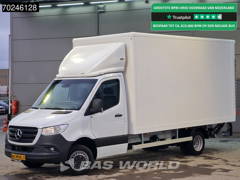 Mercedes-Benz Sprinter 515 CDI Automaat 1000kg Laadklep Zijdeur Dubbellucht Bakwagen MBUX Airco Cruise MBUX Koffer Meubelbak 21m3 Airco Cruise control - شاحنة مغلقة الصندوق: صورة 1 Mercedes-Benz Sprinter 515 CDI Automaat 1000kg Laadklep Zijdeur Dubbellucht Bakwagen MBUX Airco Cruise MBUX Koffer Meubelbak 21m3 Airco Cruise control - شاحنة مغلقة الصندوق: صورة 1