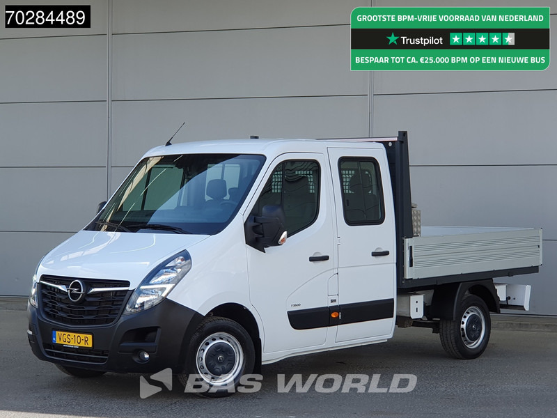 Opel Movano 135PK Open Laadbak Dubbel Cabine Trekhaak LED Airco Cruise Euro6 Pritsche Pickup Open Box Airco Trekhaak Cruise control - شاحنة مفتوحة: صورة 1 Opel Movano 135PK Open Laadbak Dubbel Cabine Trekhaak LED Airco Cruise Euro6 Pritsche Pickup Open Box Airco Trekhaak Cruise control - شاحنة مفتوحة: صورة 1