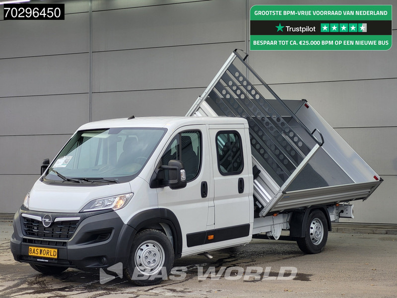Opel Movano 140PK Driezijdige Kipper Dubbel Cabine Airco Cruise Euro6 Tipper Benne Kieper Dreiseitenkipper Airco Cruise control - قلاب صغير: صورة 1 Opel Movano 140PK Driezijdige Kipper Dubbel Cabine Airco Cruise Euro6 Tipper Benne Kieper Dreiseitenkipper Airco Cruise control - قلاب صغير: صورة 1