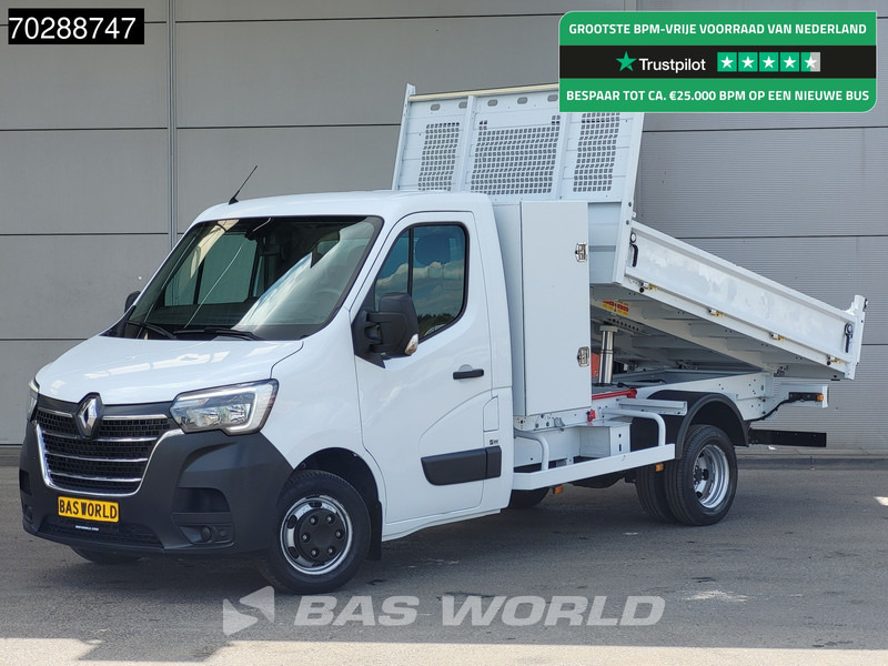 Renault Master 130pk Kipper met Kist Dubbellucht 3,5t Trekhaak LED Airco Cruise Euro6 Kieper Tipper Benne 2m3 Airco Trekhaak Cruise control - قلاب صغير: صورة 1 Renault Master 130pk Kipper met Kist Dubbellucht 3,5t Trekhaak LED Airco Cruise Euro6 Kieper Tipper Benne 2m3 Airco Trekhaak Cruise control - قلاب صغير: صورة 1