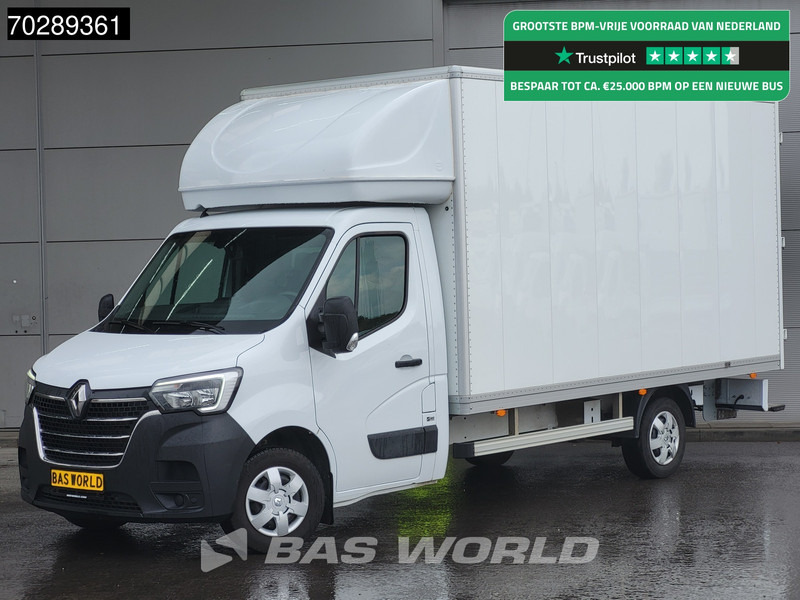 Renault Master 145PK Bakwagen Achterdeuren Navi LED Airco Euro6 Meubelbak Koffer 21m3 Airco - شاحنة مغلقة الصندوق: صورة 1 Renault Master 145PK Bakwagen Achterdeuren Navi LED Airco Euro6 Meubelbak Koffer 21m3 Airco - شاحنة مغلقة الصندوق: صورة 1