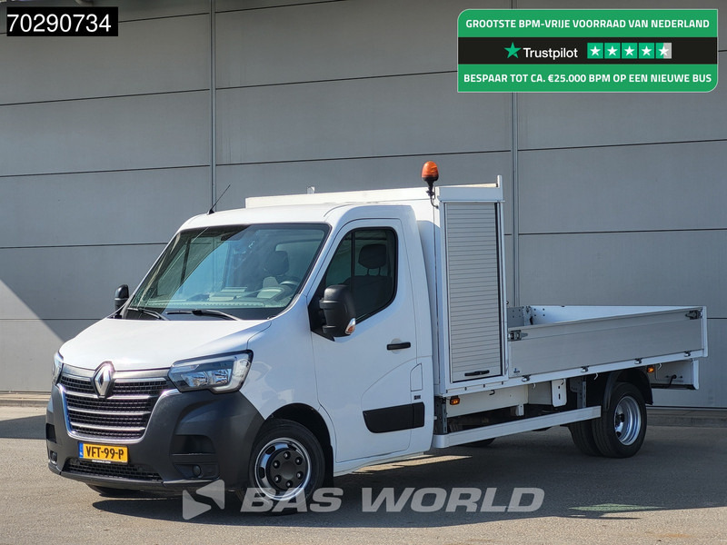 Renault Master 145PK Open Laadbak Dubbellucht 3,5t Trekhaak LED Airco Cruise Standkachel Euro6 Pritsche Pickup Open Box Airco Trekhaak Cruise control - شاحنة مفتوحة: صورة 1 Renault Master 145PK Open Laadbak Dubbellucht 3,5t Trekhaak LED Airco Cruise Standkachel Euro6 Pritsche Pickup Open Box Airco Trekhaak Cruise control - شاحنة مفتوحة: صورة 1