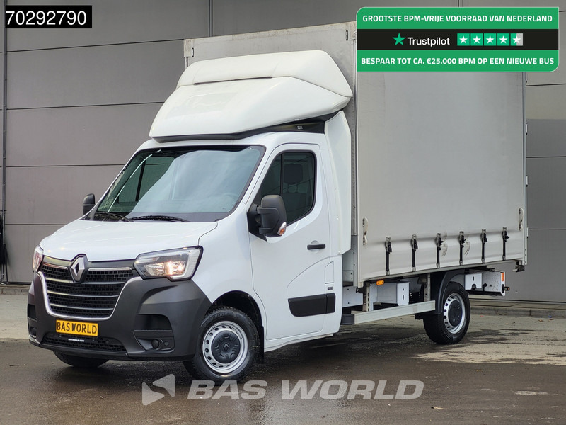 Renault Master 145PK Schuifzeilen Achterdeuren Bakwagen LED Airco Cruise Euro6 Meubelbak Koffer Zeilen Zeilenwagen Schuifzeil Airco Cruise control - شاحنة ستارة جانبية: صورة 1 Renault Master 145PK Schuifzeilen Achterdeuren Bakwagen LED Airco Cruise Euro6 Meubelbak Koffer Zeilen Zeilenwagen Schuifzeil Airco Cruise control - شاحنة ستارة جانبية: صورة 1
