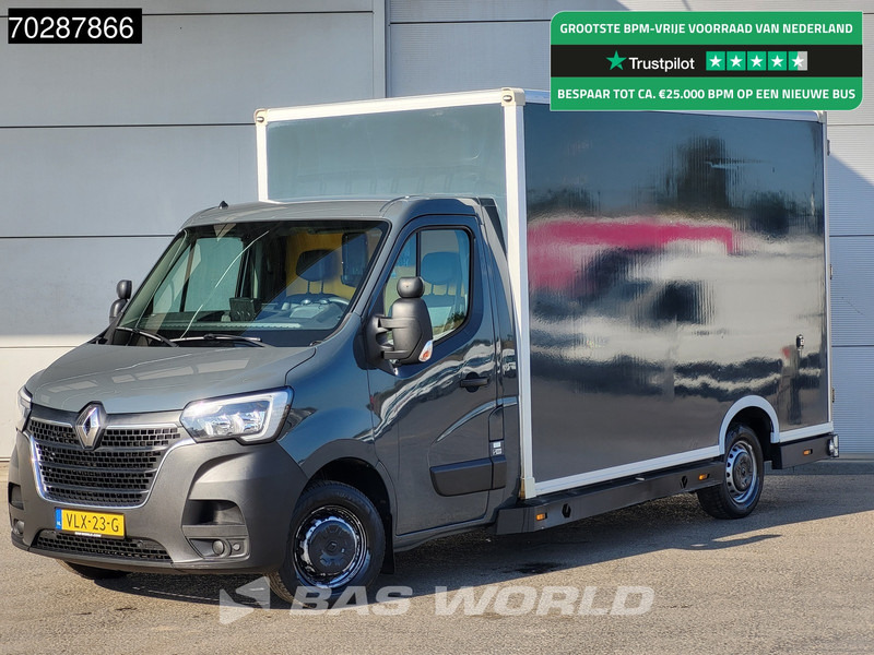 Renault Master 150PK Bakwagen Airco Cruise Luchtvering Meubelbak Plancher Verkoopwagen Foodtruck Paardenwagen 18m3 Airco Cruise control - شاحنة مغلقة الصندوق: صورة 1 Renault Master 150PK Bakwagen Airco Cruise Luchtvering Meubelbak Plancher Verkoopwagen Foodtruck Paardenwagen 18m3 Airco Cruise control - شاحنة مغلقة الصندوق: صورة 1