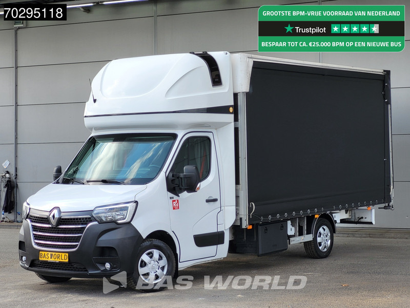 Renault Master 165PK COMING SOON! Schuifzeilen RED-edition LED Airco Cruise Standkachel Euro6 Zeilen Zeil Curtainsides Zeilenwagen Plane Bakwagen Kof - شاحنة ستارة جانبية: صورة 1 Renault Master 165PK COMING SOON! Schuifzeilen RED-edition LED Airco Cruise Standkachel Euro6 Zeilen Zeil Curtainsides Zeilenwagen Plane Bakwagen Kof - شاحنة ستارة جانبية: صورة 1