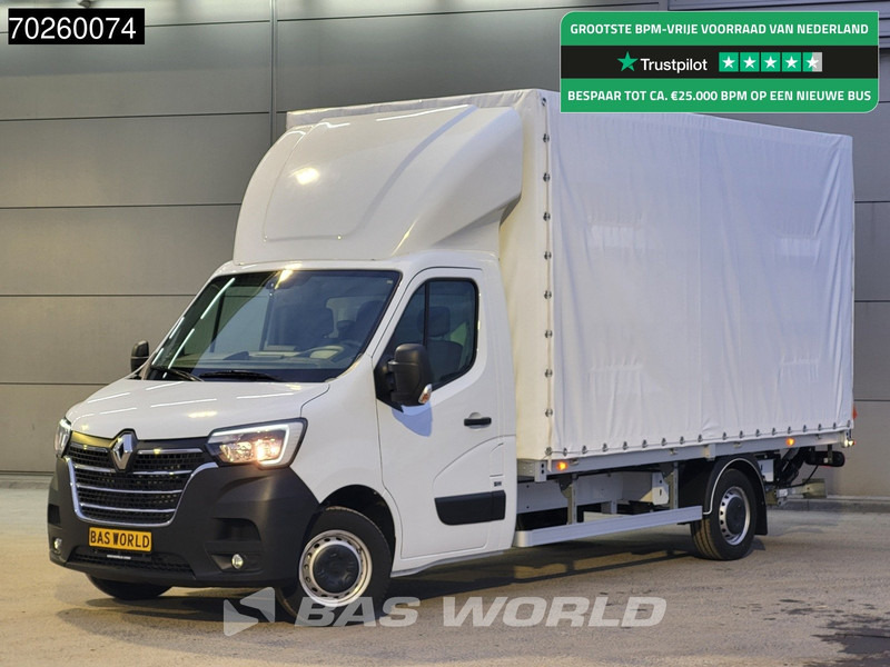 Renault Master 165PK Laadklep Schuifzeil Airco Cruise Bakwagen Meubelbak Zeilenwagen Schuifzeilen Plane 20m3 Airco Cruise control - شاحنة ستارة جانبية: صورة 1 Renault Master 165PK Laadklep Schuifzeil Airco Cruise Bakwagen Meubelbak Zeilenwagen Schuifzeilen Plane 20m3 Airco Cruise control - شاحنة ستارة جانبية: صورة 1