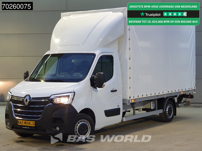 Renault Master 165PK Laadklep Schuifzeil Airco Cruise Bakwagen Meubelbak Zeilenwagen Schuifzeilen Plane 20m3 Airco Cruise control - شاحنة ستارة جانبية: صورة 1 Renault Master 165PK Laadklep Schuifzeil Airco Cruise Bakwagen Meubelbak Zeilenwagen Schuifzeilen Plane 20m3 Airco Cruise control - شاحنة ستارة جانبية: صورة 1