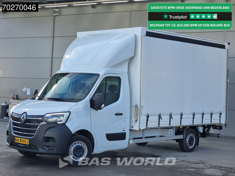 Renault Master 165PK Laadklep Schuifzeil Airco Cruise Bakwagen Meubelbak Zeilenwagen Schuifzeilen Plane 22m3 Airco Cruise control - شاحنة ستارة جانبية: صورة 1 Renault Master 165PK Laadklep Schuifzeil Airco Cruise Bakwagen Meubelbak Zeilenwagen Schuifzeilen Plane 22m3 Airco Cruise control - شاحنة ستارة جانبية: صورة 1