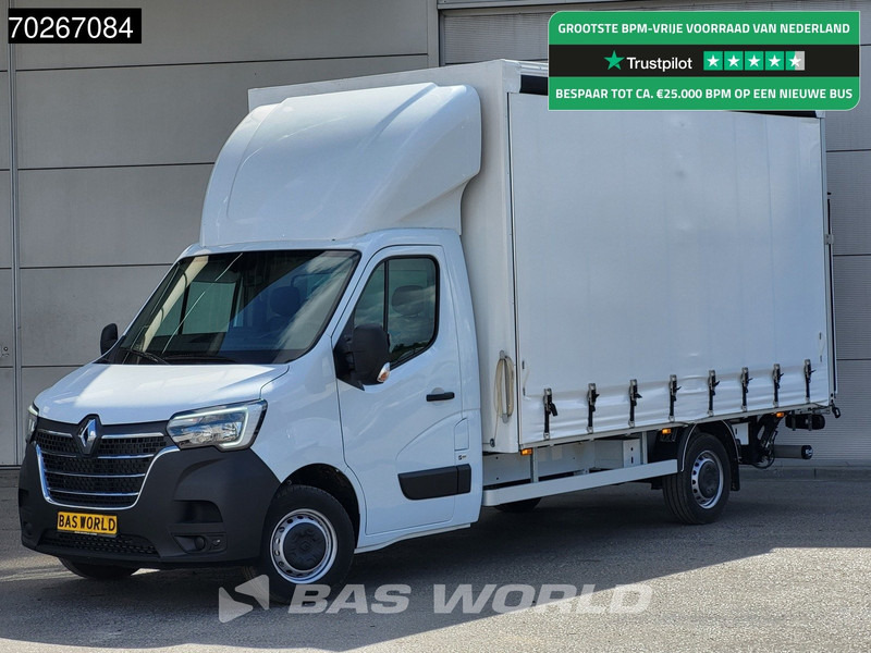Renault Master 165PK NEU! LBW Zeilenwagen Klima Tempomat Koffer Zeilen 21m3 Airco Cruise control - شاحنة ستارة جانبية: صورة 1 Renault Master 165PK NEU! LBW Zeilenwagen Klima Tempomat Koffer Zeilen 21m3 Airco Cruise control - شاحنة ستارة جانبية: صورة 1
