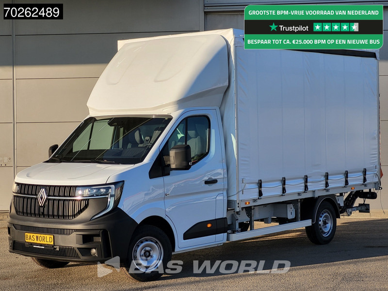 Renault Master 170pk 2025model BPM vrij!! Laadklep Schuifzeil Carplay LED Airco Cruise Bakwagen Meubelbak Zeilenwagen Schuifzeilen Plane Airco Cruise - شاحنة ستارة جانبية: صورة 1 Renault Master 170pk 2025model BPM vrij!! Laadklep Schuifzeil Carplay LED Airco Cruise Bakwagen Meubelbak Zeilenwagen Schuifzeilen Plane Airco Cruise - شاحنة ستارة جانبية: صورة 1