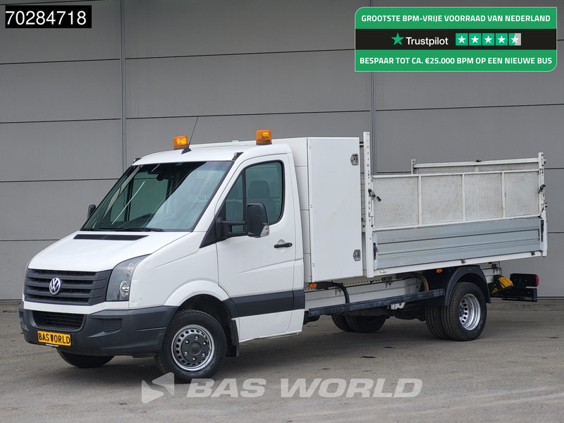 Volkswagen Crafter 136pk Open Laadbak met Kist Dubbellucht 3,5t Trekhaak Pritsche Pickup Open Box Trekhaak - شاحنة مفتوحة: صورة 1 Volkswagen Crafter 136pk Open Laadbak met Kist Dubbellucht 3,5t Trekhaak Pritsche Pickup Open Box Trekhaak - شاحنة مفتوحة: صورة 1