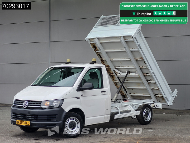 Volkswagen Transporter 150PK Kipper Trekhaak Euro6 Tipper Benne Kieper Trekhaak - شاحنة مفتوحة: صورة 1 Volkswagen Transporter 150PK Kipper Trekhaak Euro6 Tipper Benne Kieper Trekhaak - شاحنة مفتوحة: صورة 1