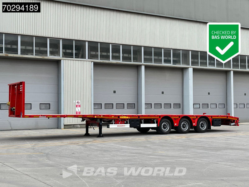 Kässbohrer 3 axles 3 axles mega extendable HD platform - عربة منخفضة مسطحة نصف مقطورة: صورة 2 Kässbohrer 3 axles 3 axles mega extendable HD platform - عربة منخفضة مسطحة نصف مقطورة: صورة 2