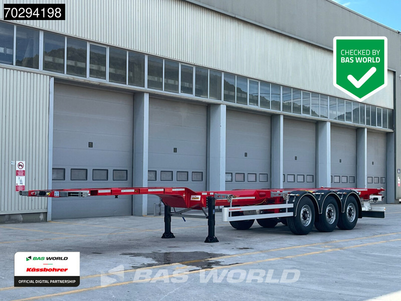 Kässbohrer 3 axles 40 ft 45 ft - نصف مقطورة لنقل الحاويات: صورة 1 Kässbohrer 3 axles 40 ft 45 ft - نصف مقطورة لنقل الحاويات: صورة 1