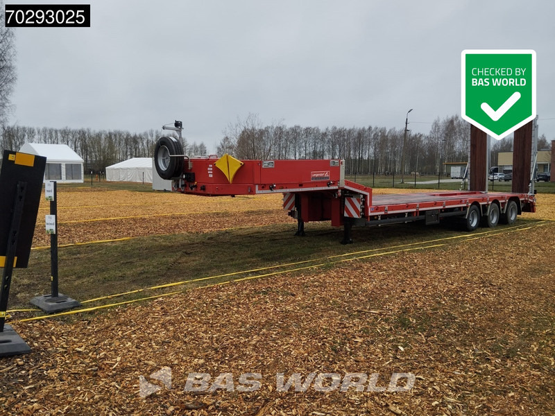 Langendorf ST-3 3 axles Lift+Steering Axle RAMPS SAF - عربة منخفضة مسطحة نصف مقطورة: صورة 1 Langendorf ST-3 3 axles Lift+Steering Axle RAMPS SAF - عربة منخفضة مسطحة نصف مقطورة: صورة 1