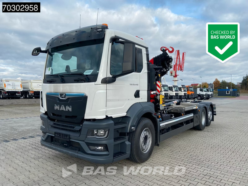 MAN TGS 26.440 6X2 NEW! Fassi 235A Crane Hyva 20-57-S Lift+ Steering Axle Euro 6 - شاحنة ذات خطاف, شاحنة كرين: صورة 1 MAN TGS 26.440 6X2 NEW! Fassi 235A Crane Hyva 20-57-S Lift+ Steering Axle Euro 6 - شاحنة ذات خطاف, شاحنة كرين: صورة 1