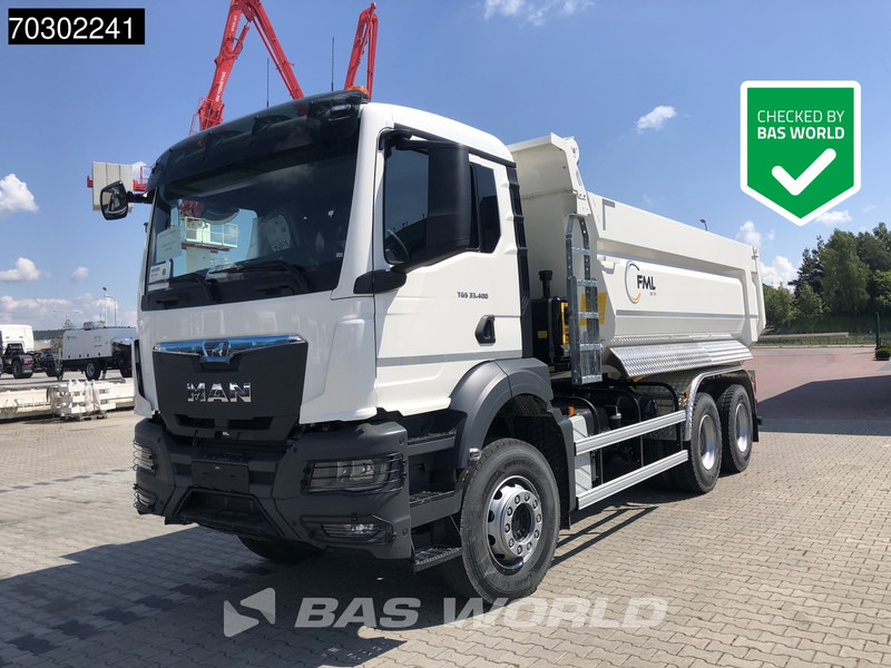 MAN TGS 33.400 6X4 NEW 17m3 KH Kipper Manual Steel suspension Big-Axle EURO 2 - شاحنة قلاب: صورة 1 MAN TGS 33.400 6X4 NEW 17m3 KH Kipper Manual Steel suspension Big-Axle EURO 2 - شاحنة قلاب: صورة 1
