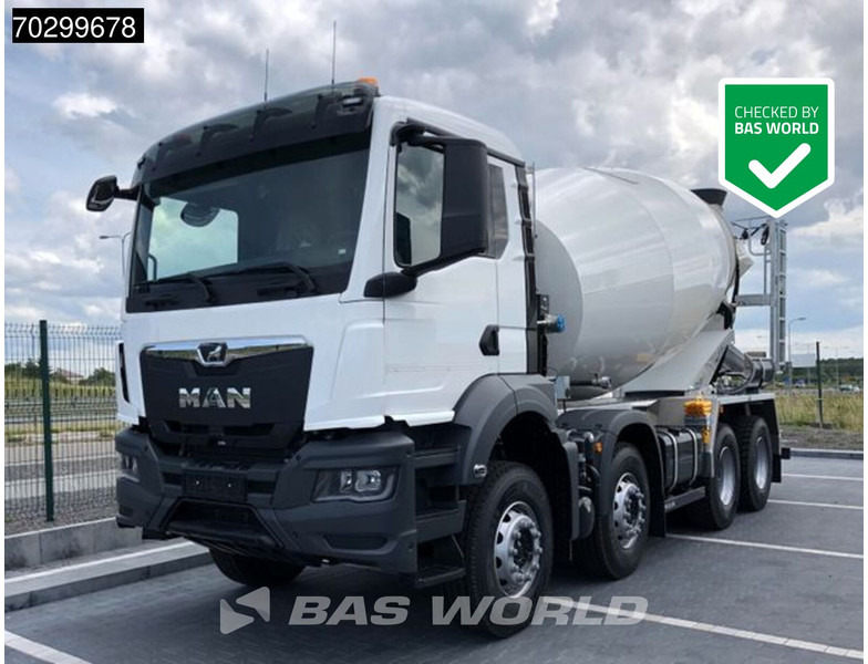 MAN TGS 35.440 8X4 NEW! 10m3 FML mixer Automatic Steel suspension Euro 6 - شاحنة خلاطة خرسانة: صورة 1 MAN TGS 35.440 8X4 NEW! 10m3 FML mixer Automatic Steel suspension Euro 6 - شاحنة خلاطة خرسانة: صورة 1