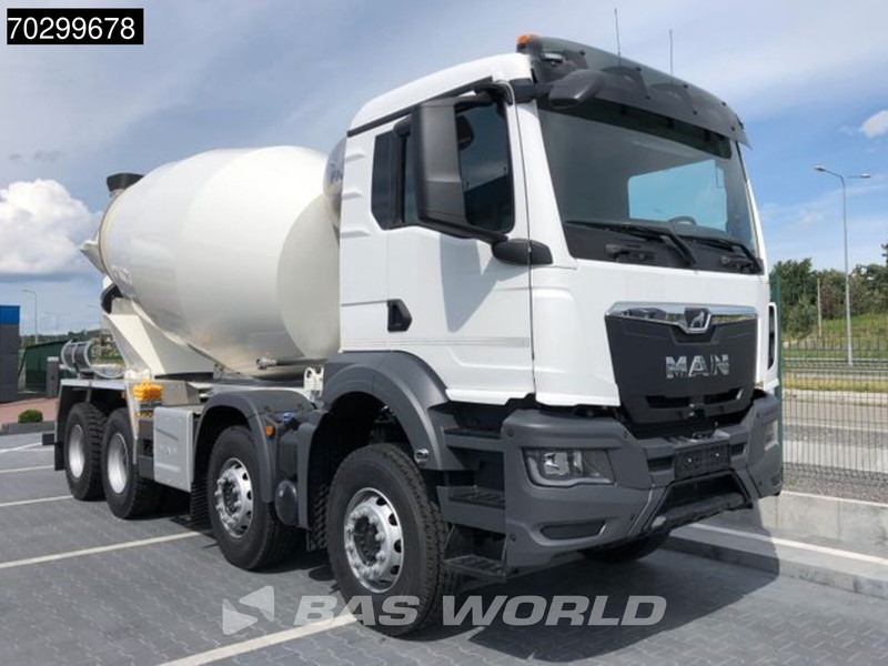 MAN TGS 35.440 8X4 NEW! 10m3 FML mixer Automatic Steel suspension Euro 6 - شاحنة خلاطة خرسانة: صورة 3 MAN TGS 35.440 8X4 NEW! 10m3 FML mixer Automatic Steel suspension Euro 6 - شاحنة خلاطة خرسانة: صورة 3