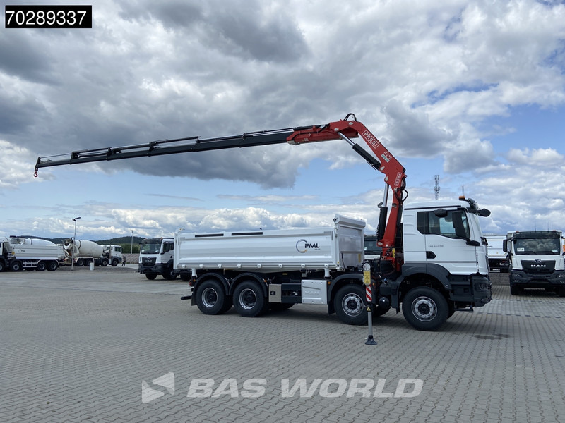 MAN TGS 35.440 8X4 NEW! Fassi F275.026 Kran Crane 13m3 3-Sided Tipper Big-Axle Euro 6 - شاحنة قلاب, شاحنة كرين: صورة 3 MAN TGS 35.440 8X4 NEW! Fassi F275.026 Kran Crane 13m3 3-Sided Tipper Big-Axle Euro 6 - شاحنة قلاب, شاحنة كرين: صورة 3