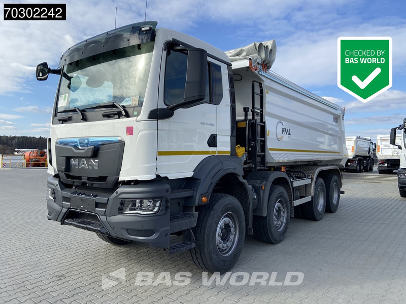 MAN TGS 41.400 8X4 20m3 KH Kipper Tarpaulin Automatic Big-Axle EURO 2 - شاحنة قلاب: صورة 1 MAN TGS 41.400 8X4 20m3 KH Kipper Tarpaulin Automatic Big-Axle EURO 2 - شاحنة قلاب: صورة 1