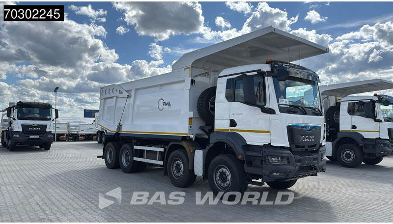 MAN TGS 41.400 8X4 23m3 Wielton Mining tipper Manual Steel suspension EURO 2 - شاحنة قلاب: صورة 3 MAN TGS 41.400 8X4 23m3 Wielton Mining tipper Manual Steel suspension EURO 2 - شاحنة قلاب: صورة 3