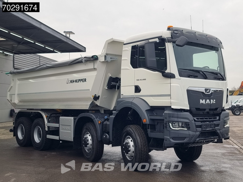 جديدة شاحنة قلاب MAN TGS 41.480 8X8 8x8 20m3 KH Kipper tarpaulin Manual Big-axle Steel suspension Euro 6: صورة 7