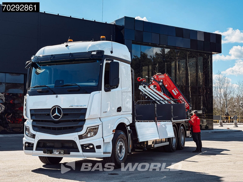 جديدة شاحنات مسطحة, شاحنة كرين Mercedes-Benz Actros 2651 Actros 6X4 Fassi F486 Led Navi Euro 6: صورة 13