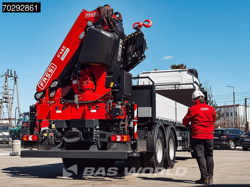 جديدة شاحنات مسطحة, شاحنة كرين Mercedes-Benz Actros 2651 Actros 6X4 Fassi F486 Led Navi Euro 6: صورة 18