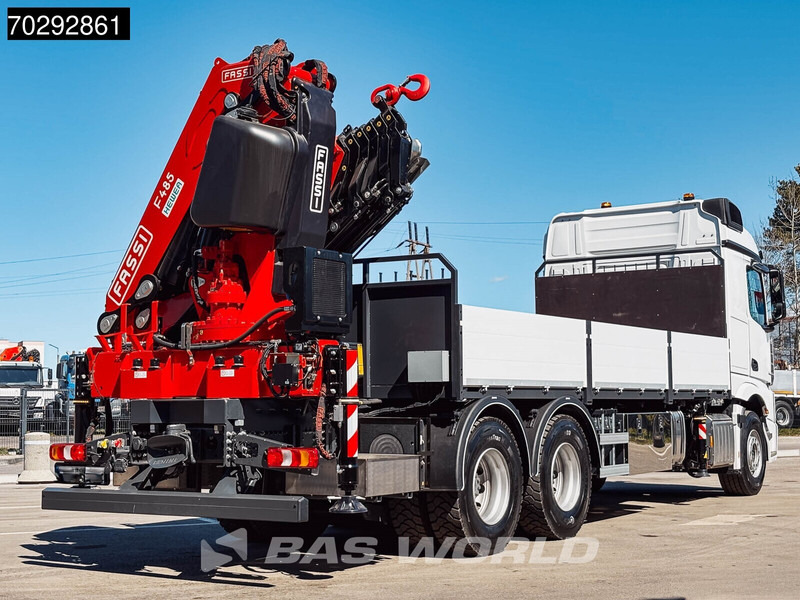 جديدة شاحنات مسطحة, شاحنة كرين Mercedes-Benz Actros 2651 Actros 6X4 Fassi F486 Led Navi Euro 6: صورة 11