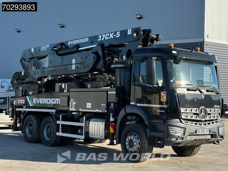 Mercedes-Benz Arocs 2840 Arocs 6X4 NEW! Everdigm 37CX-5 concrete pump Steel Suspension Automatic Euro 6 - مضخة خرسانة: صورة 3 Mercedes-Benz Arocs 2840 Arocs 6X4 NEW! Everdigm 37CX-5 concrete pump Steel Suspension Automatic Euro 6 - مضخة خرسانة: صورة 3