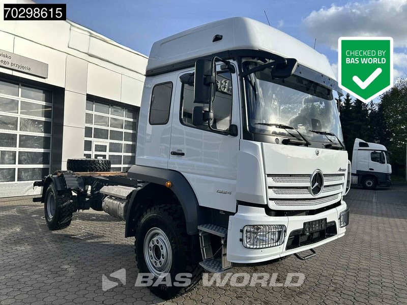 Mercedes-Benz Atego 1324 Atego 4X4 NEW 13.5tons 4x4 chassis Steelsuspension Automatic Euro 6 - شاحنة هيكل كابينة: صورة 1 Mercedes-Benz Atego 1324 Atego 4X4 NEW 13.5tons 4x4 chassis Steelsuspension Automatic Euro 6 - شاحنة هيكل كابينة: صورة 1