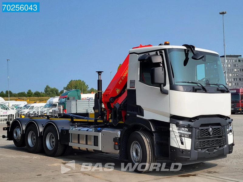جديدة شاحنة ذات خطاف, شاحنة كرين Renault C 480 8X4 NEW! Palfinger PK33002 Kran Crane + 22tons Pallift EURO 6: صورة 14