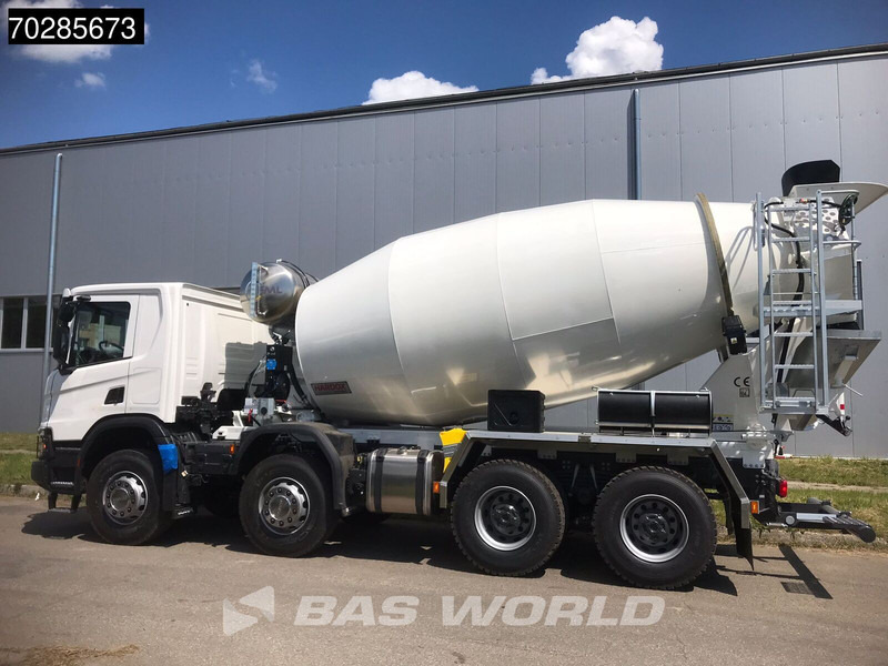 Scania P420 XT 8X4 NEW! 10m3 FML Mixer Automatic Steel suspension Big-Axle Euro 6 - شاحنة خلاطة خرسانة: صورة 5 Scania P420 XT 8X4 NEW! 10m3 FML Mixer Automatic Steel suspension Big-Axle Euro 6 - شاحنة خلاطة خرسانة: صورة 5