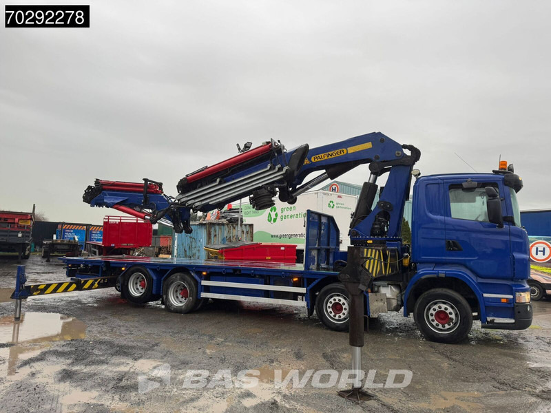 Scania R420 8X2 Palfinger PK100002 Crane Kran + PJ170 JIB Lift Axle Euro 4 - شاحنات مسطحة, شاحنة كرين: صورة 3 Scania R420 8X2 Palfinger PK100002 Crane Kran + PJ170 JIB Lift Axle Euro 4 - شاحنات مسطحة, شاحنة كرين: صورة 3