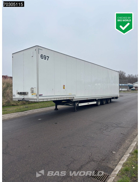 Talson F1227 Mega Rollerbett Luchtvracht - نصف مقطورة صندوق مغلق: صورة 1 Talson F1227 Mega Rollerbett Luchtvracht - نصف مقطورة صندوق مغلق: صورة 1