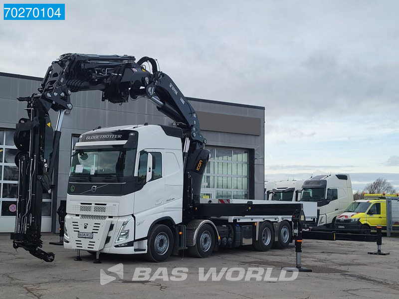 Volvo FH 460 8X2 Effer 1000 9S + 6S Kran + Fly-Jib Liftachse VEB+ Euro 6 - شاحنات مسطحة, شاحنة كرين: صورة 2 Volvo FH 460 8X2 Effer 1000 9S + 6S Kran + Fly-Jib Liftachse VEB+ Euro 6 - شاحنات مسطحة, شاحنة كرين: صورة 2