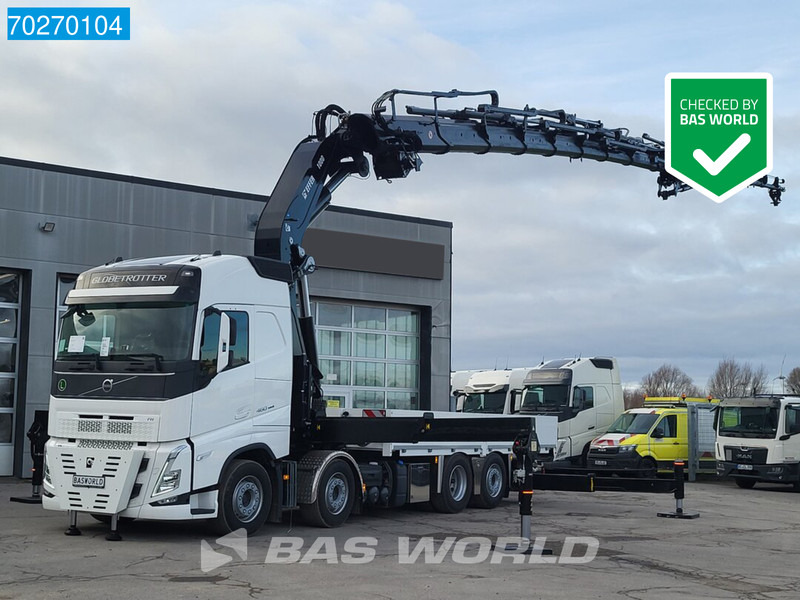 Volvo FH 460 8X2 Effer 1000 9S + 6S Kran + Fly-Jib Liftachse VEB+ Euro 6 - شاحنات مسطحة, شاحنة كرين: صورة 1 Volvo FH 460 8X2 Effer 1000 9S + 6S Kran + Fly-Jib Liftachse VEB+ Euro 6 - شاحنات مسطحة, شاحنة كرين: صورة 1