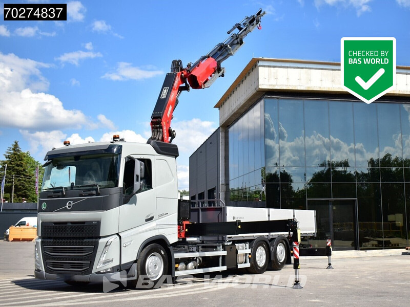 Volvo FH 500 6X2 Fassi F545RA Kran Crane VEB+ Lift-Lenkachse Euro 6 Fassi - شاحنات مسطحة, شاحنة كرين: صورة 1 Volvo FH 500 6X2 Fassi F545RA Kran Crane VEB+ Lift-Lenkachse Euro 6 Fassi - شاحنات مسطحة, شاحنة كرين: صورة 1