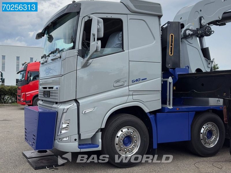 جديدة شاحنات مسطحة, شاحنة كرين Volvo FH 540 10X4 NEW! Effer 2255 Kran Crane Lift-Lenkachse ACC Navi: صورة 11
