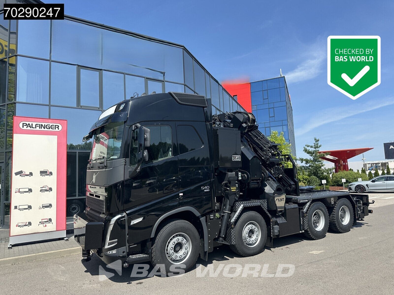 Volvo FH 540 FH 8X4 NEW! Palfinger PK1050 TEC G Crane Kran + JIB Winch Dynamic Steering Navi - شاحنات مسطحة, شاحنة كرين: صورة 1 Volvo FH 540 FH 8X4 NEW! Palfinger PK1050 TEC G Crane Kran + JIB Winch Dynamic Steering Navi - شاحنات مسطحة, شاحنة كرين: صورة 1