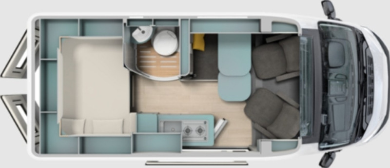 Laika Kosmo 50 Camper Van - كرفان فان: صورة 2 Laika Kosmo 50 Camper Van - كرفان فان: صورة 2