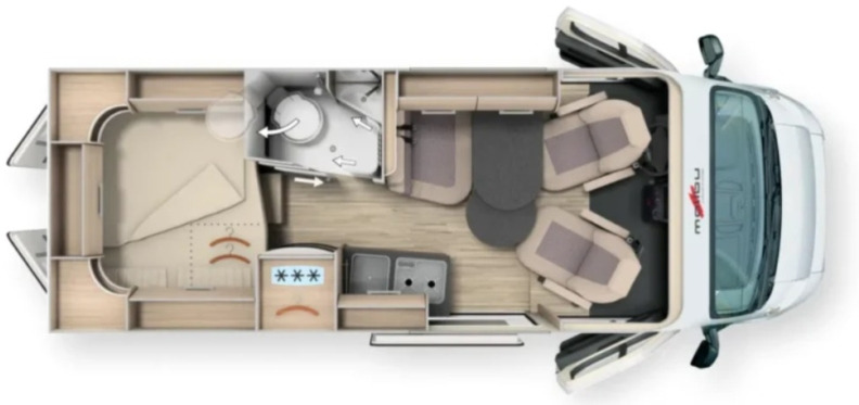 Malibu Van Comfort 600 DB - كرفان فان: صورة 1 Malibu Van Comfort 600 DB - كرفان فان: صورة 1