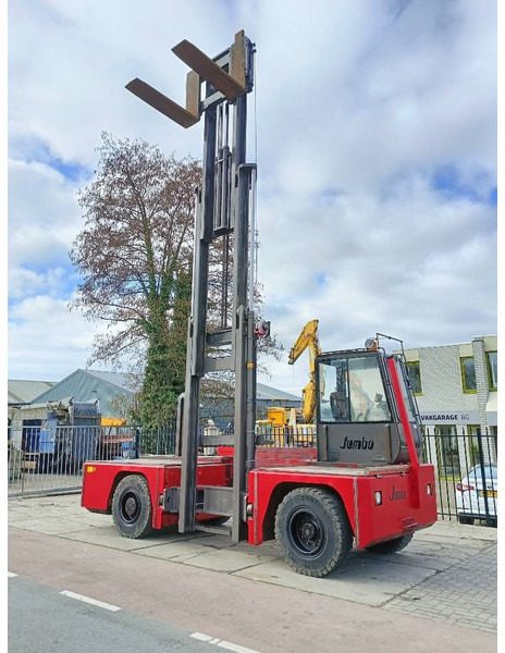 Jumbo J/SH 120/14/75 zijlader side forklift stapler 12 T - محمل جانبي - رافعة شوكية ذات شحن جانبي: صورة 3 Jumbo J/SH 120/14/75 zijlader side forklift stapler 12 T - محمل جانبي - رافعة شوكية ذات شحن جانبي: صورة 3