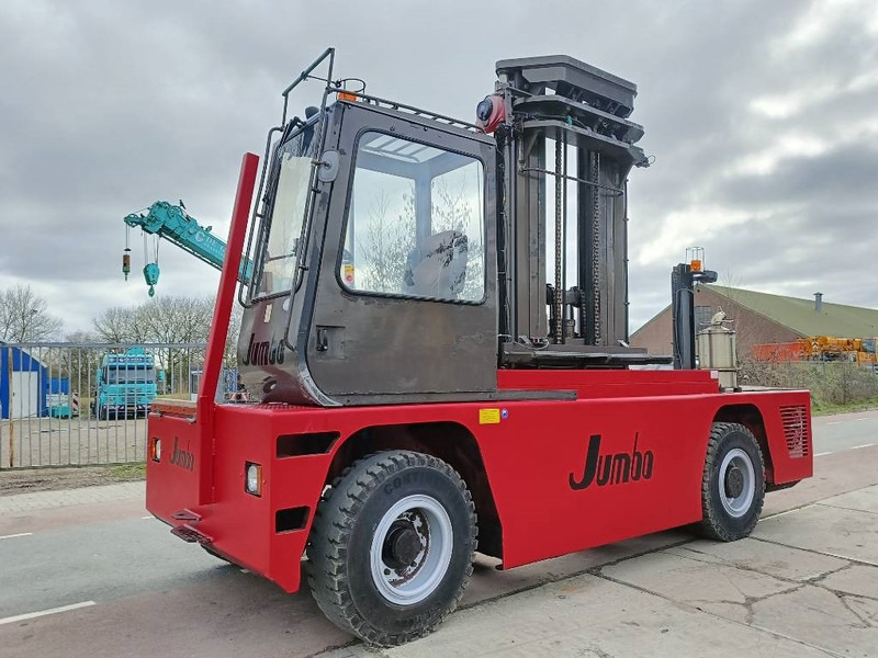 Jumbo J/SH 120/14/75 zijlader side forklift stapler 12 T - محمل جانبي - رافعة شوكية ذات شحن جانبي: صورة 2 Jumbo J/SH 120/14/75 zijlader side forklift stapler 12 T - محمل جانبي - رافعة شوكية ذات شحن جانبي: صورة 2