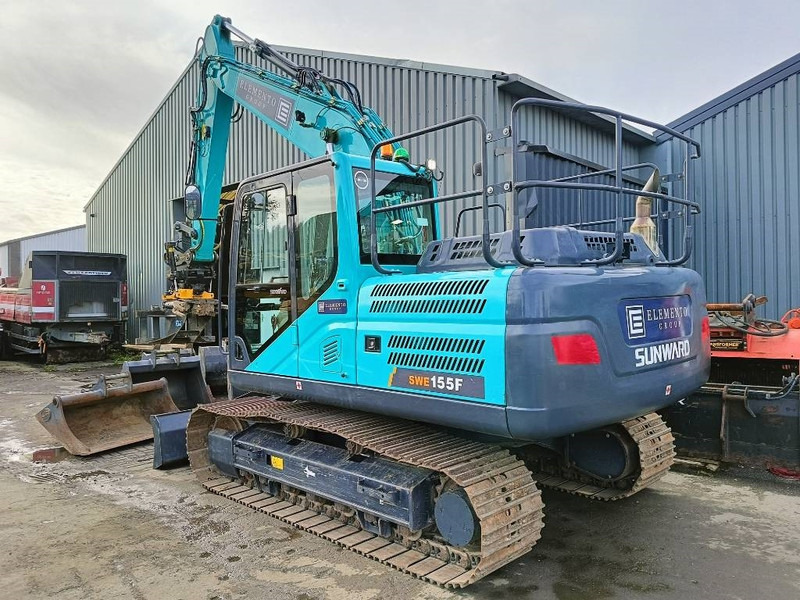 Sunward SWE 155 F + tilt rotator engcon oilquick - حفار زحاف: صورة 5 Sunward SWE 155 F + tilt rotator engcon oilquick - حفار زحاف: صورة 5