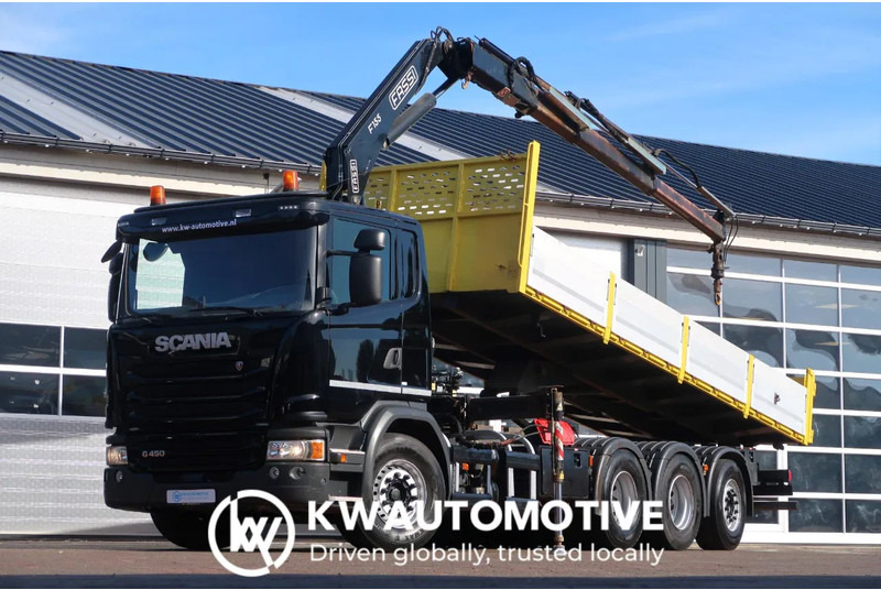 Scania G450 8X4/ FASSI 15 TON CRANE/ EURO 6/ FULL AIR - شاحنة كرين: صورة 1 Scania G450 8X4/ FASSI 15 TON CRANE/ EURO 6/ FULL AIR - شاحنة كرين: صورة 1