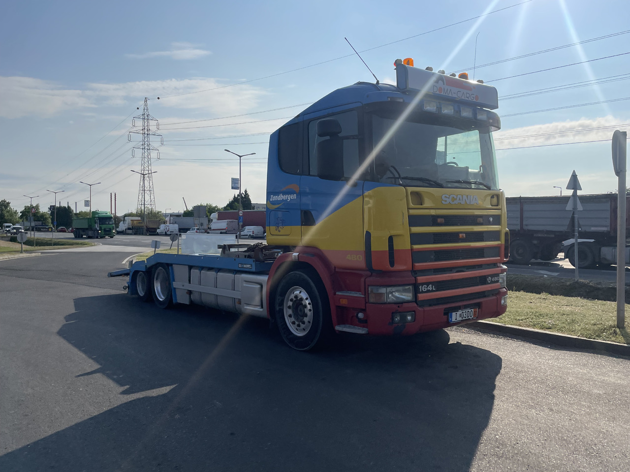 شاحنة نقل سيارات شاحنة لنقل المعدات الثقيلة SCANIA 164 480 V8 GS MEPPEL: صورة 21